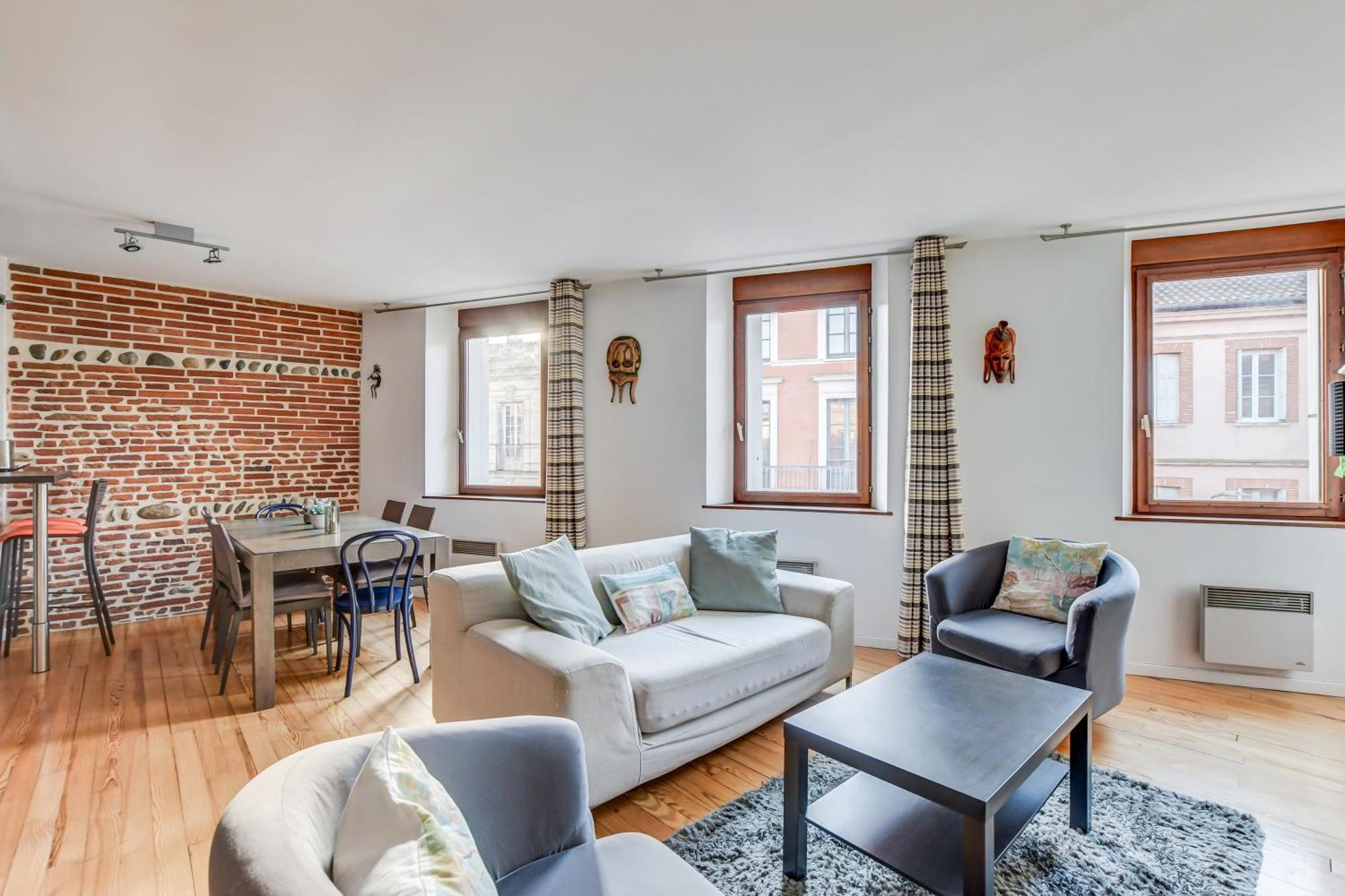 Duplex Tolosa - Pont-Neuf, Dome De La Grave, 2 Bdrs 85M2, Ac, Free Private Car Park - T3 85M2 Avec Clim, Parking Prive Gratuit Eksteriør billede